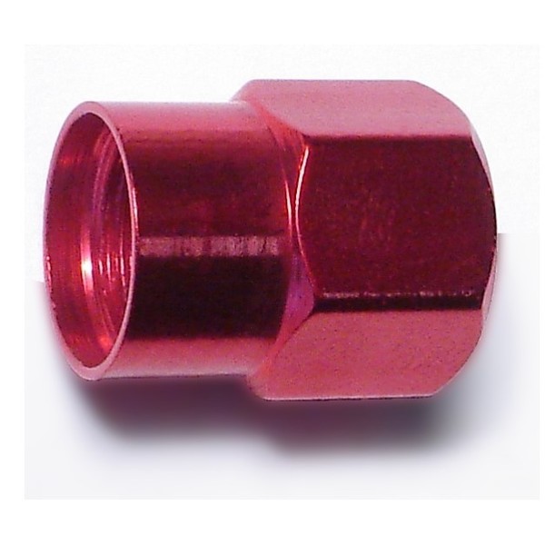 Midwest Fastener Red Aluminum Valve Caps 10PK 30202